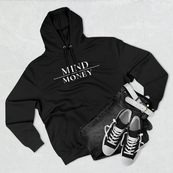 Mind Over Money Unisex Premium Hoodie Sweatshirt Sustainable - Picture 7 of 8